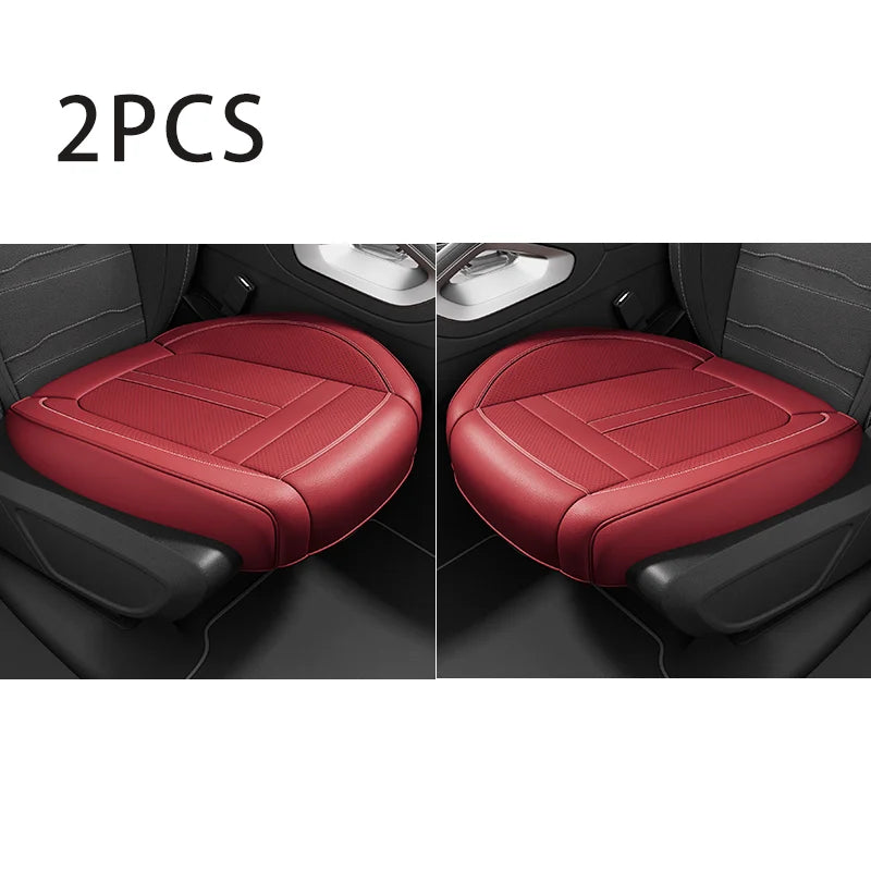 Universal PU Leather Car Seat Cover Full Wrap Anti Slip Vehicle Chair Protector Mat Waterproof Sweatproof Auto Seat Cushion