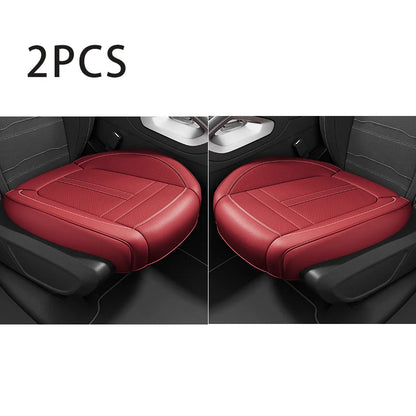 Universal PU Leather Car Seat Cover Full Wrap Anti Slip Vehicle Chair Protector Mat Waterproof Sweatproof Auto Seat Cushion