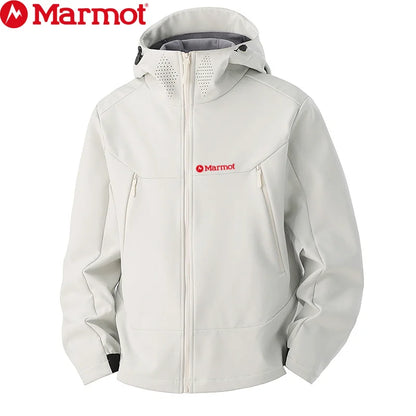MARMOT New Men's Softshell Jacket, Trendy Outdoor Windproof Waterproof Casual Sports Jacket, Versatile