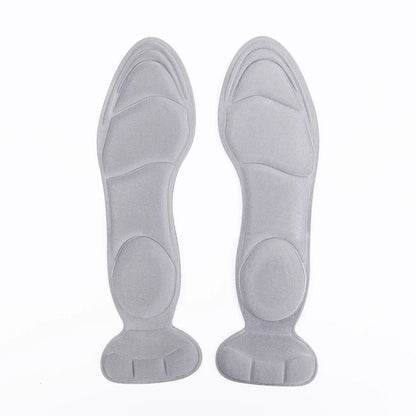 Unisex Trimmable Soft Shoe Insoles Universal Cuttable Foot Pads Comfort Shock Absorbing Inserts Daily Shoe Cushion Accessories