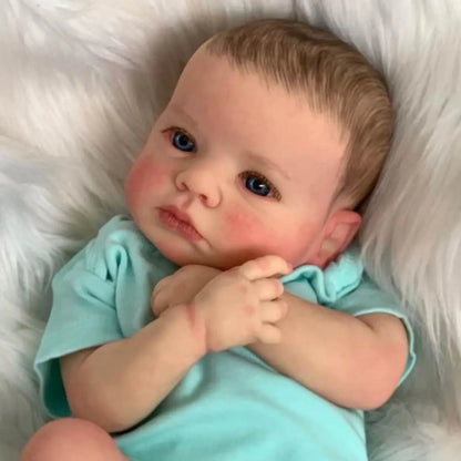 Cokela 20 inch Lifelike Reborn Baby Doll Cute Vinyl Doll Simulation Newborn Doll European Retro Baby Doll Toys Child Gifts 50cm