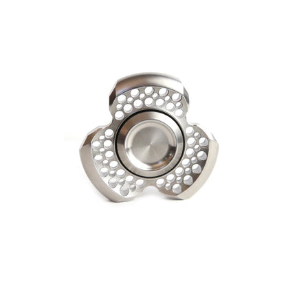 Stainless Steel EDC Fidget Spinner - Handheld Rotator for ADHD Anxiety Relief, Adult Metal  Fidget Spinner ﻿