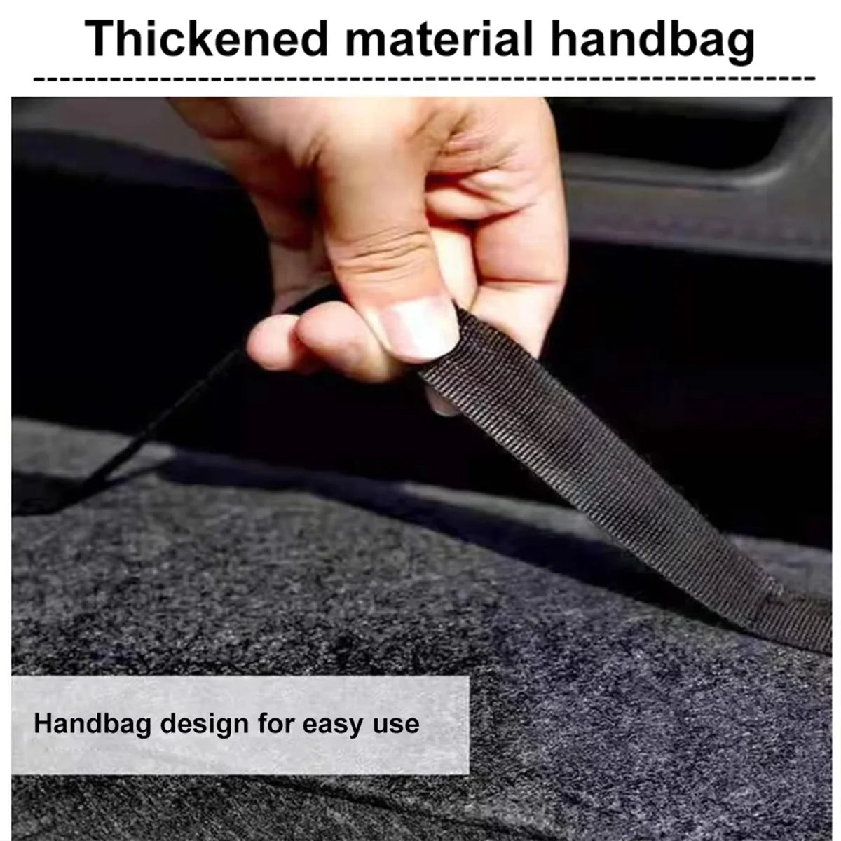 PINMOAP Car Trunk Storage Bag Foldable And Thickened Felt Box Car Storage Box Universal High-Quality And Durable Felt Fabric