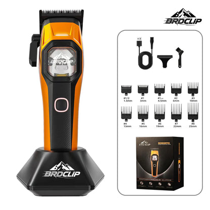 BRDCLIP Professional Hair Clippers Rechargeable Hair Trimmer Vector Motor Haircut DLC Blade Clippers For Man BRD-106 BRD-2601