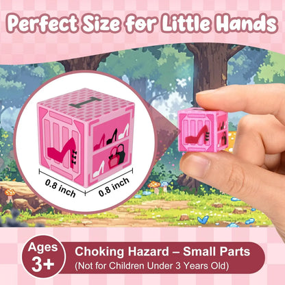 Magnetic Building Block Bricks Toy Mine Stacking World DIY Model Build Set Educational STEM Kids Boy Pink Girly Holiday Gifts
