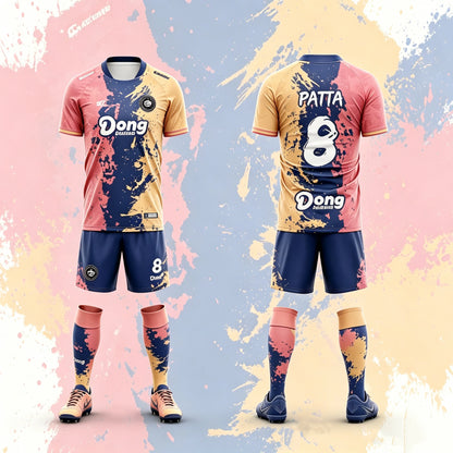 Sublimation Customize Own Design Printing Club Team Training Football Jersey Kits Quick Dry Breathable Soccer Uniforms Wear Set