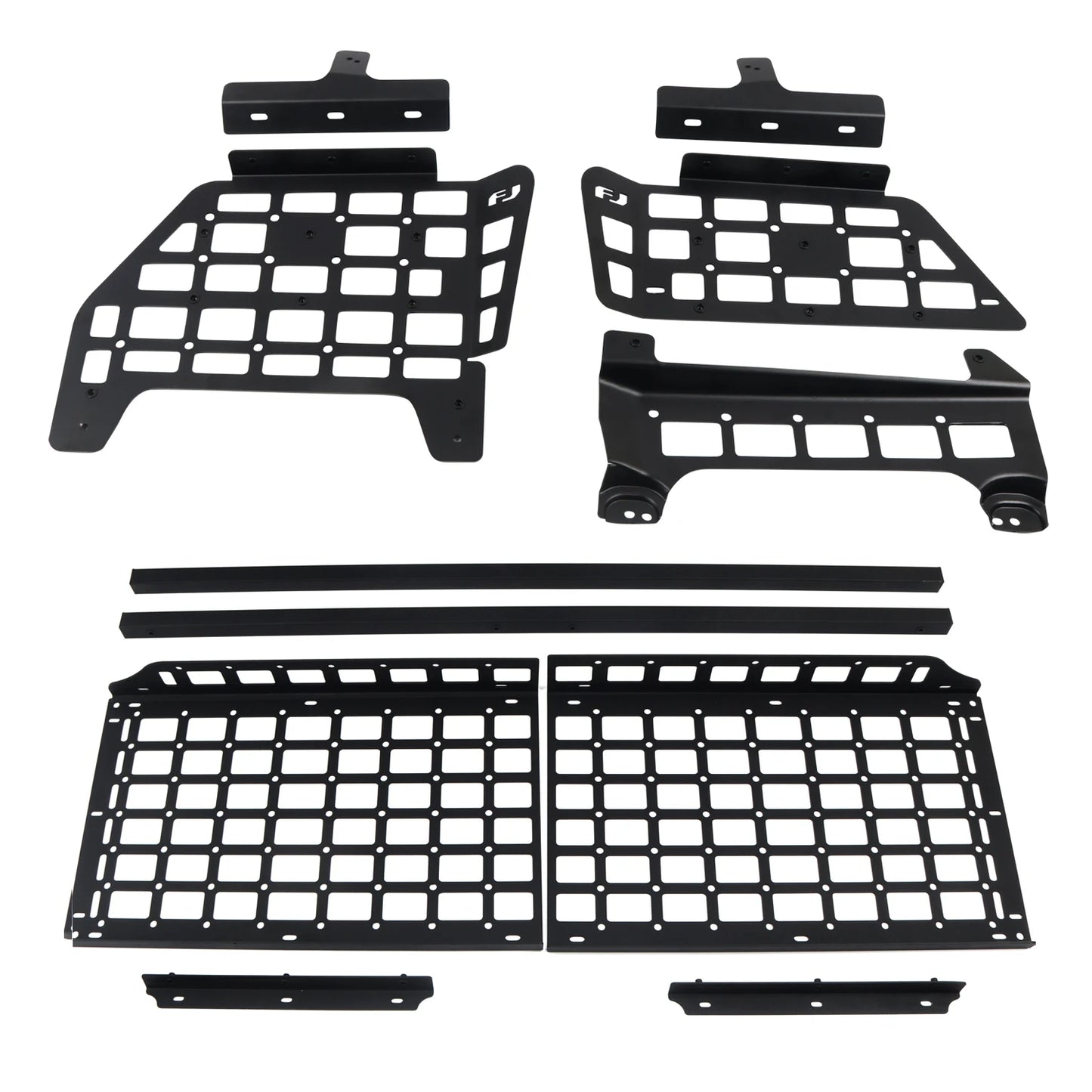 CGZ Molle Panels for Toyota FJ Cruiser 2007-2023 Rear Boot Trunk Shelf Cargo Storage Debris Racks Organizers