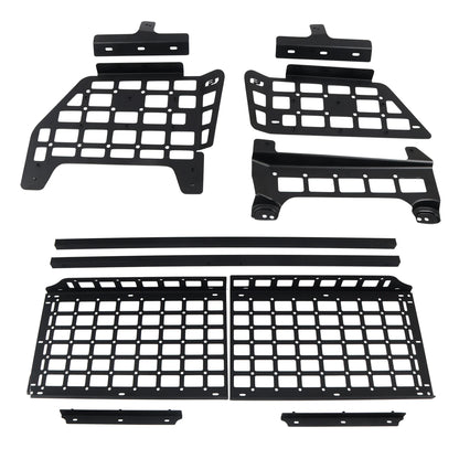 CGZ Molle Panels for Toyota FJ Cruiser 2007-2023 Rear Boot Trunk Shelf Cargo Storage Debris Racks Organizers
