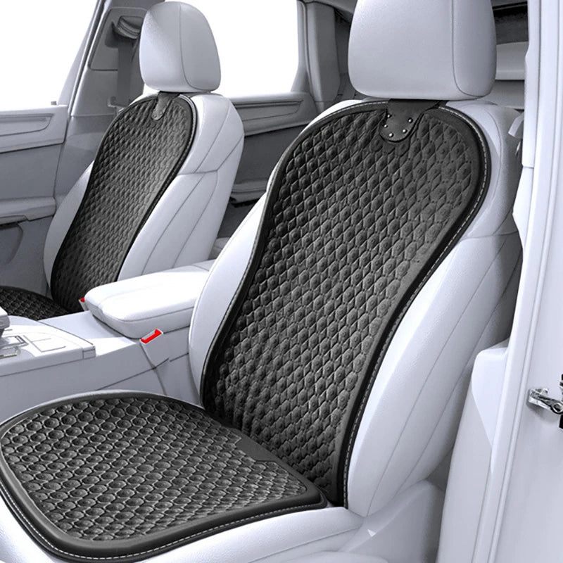 Car Gel Seat Cushion Silicone Mat Cool Gel Cooling Pad Universal Four Season Breathable Ventilate Vehicle Protector Mat Pad