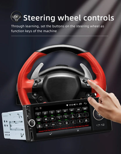 Car Intelligent Systems Android 13 1din Player Wireless Carplay Android Auto WIFI Internet GPS Navigation RDS BT Auto Stereo