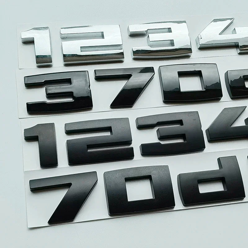 2.6cm M Series Bond Letters ABS Emblem for X1 X2 X3 X4 X5 X6 X7 135i 140i 235i 240i 550i 540i 535d Car Trunk Badge Logo Sticker
