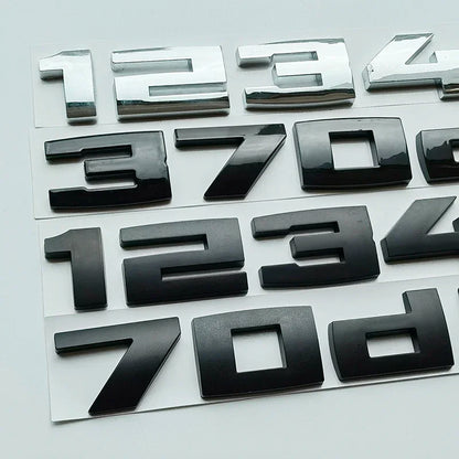 2.6cm M Series Bond Letters ABS Emblem for X1 X2 X3 X4 X5 X6 X7 135i 140i 235i 240i 550i 540i 535d Car Trunk Badge Logo Sticker