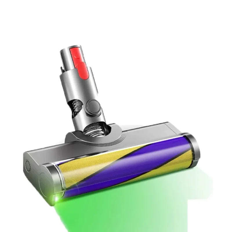 Laser Floor Brush For Dyson V11 V15 V10 V8 V7 V10 Slim V12 G5 Laser Soft Suction Head LED Floor Brush Accessories