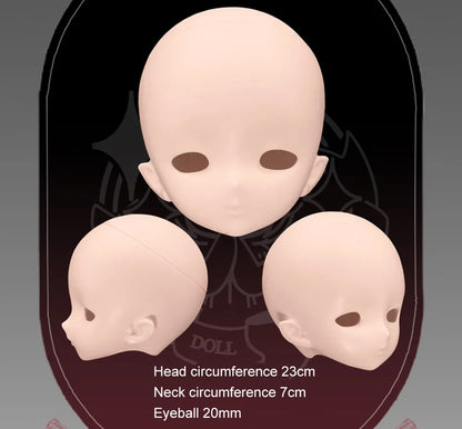 Original 1/4 Imomodoll Doll 2.0 Version White/Tan Skin Soft Rubber Original MJD BJD Body Head Girl Toys Birthday Gift,No Clothes