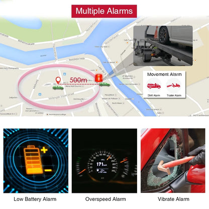 4G GPS Tracker Car TKSTAR TK905 2G Magnet 5000mAh Waterproof Vehicle TrackerLong Standby Battery Real Time Position  Free APP