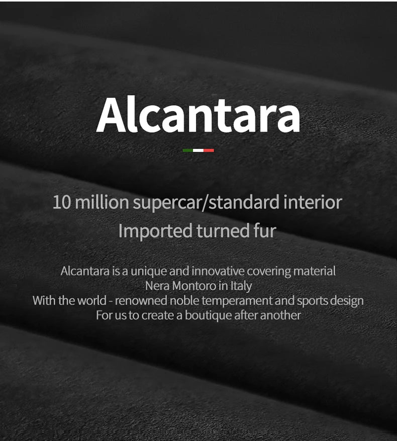 Car Center Console Gear Shift Head Knob Cover Trim Alcantara Suede F For Alfa Romeo Giulia Stelvio Refit Car Accessories