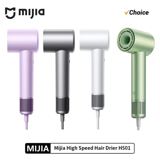 Mijia High Speed Hair Drier H501 220V 2min Rapid Dry Hair 3-color Low Noise Smart Temperature Control Anion Hot/cold air