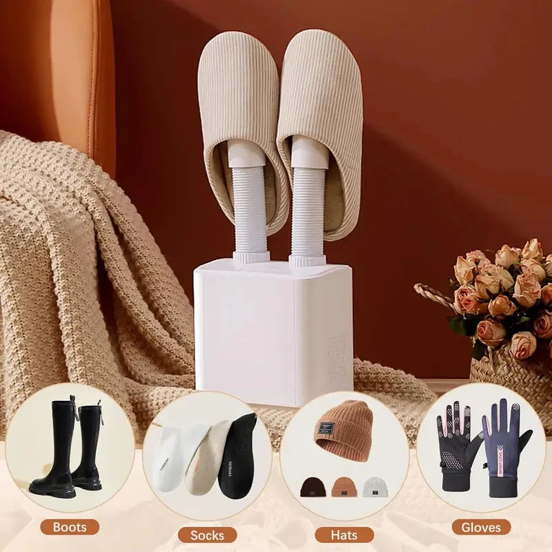 2026 New Electric Shoe Dryer with Timer, Telescopic Intelligent Shoe Dryer, Quick Dryer Shoe Boot Sneaker, Boot Warmers