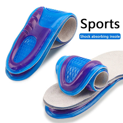 Gel Insole Silicone Orthopedic Insoles for Man Women Anti-Shock Shoe Inserts Arch Support Flat Foot Cushion Insoles for Feet
