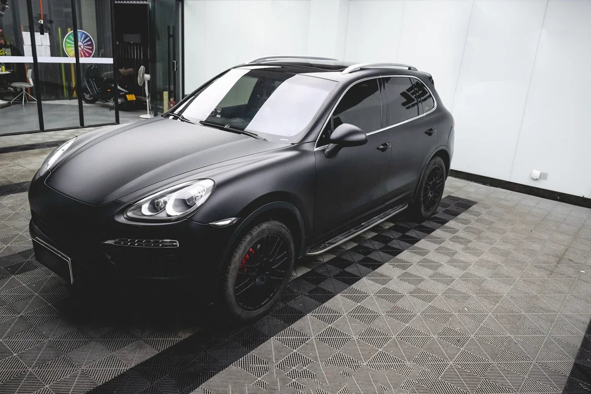 Premium Matte Black Car Vinyl Wrap Film Bubble Air Free Release Decal PVC Motocycle Truck Body DIY Self Adhesive Decoration Film