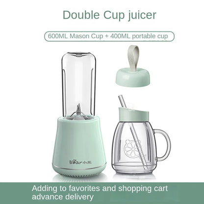 Bear Blender Juicer Portable Household Automatic Multi-Function Food Processor Small Electric Juice Extractor Juicer Cup
