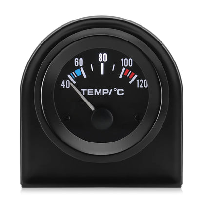 Auto Temperature Meter with Sensor 1/8 NPT 52mm LED Digital Oil /Water Temp Indicator PSI Oil Press Black Gauge Fit Gasoline Car