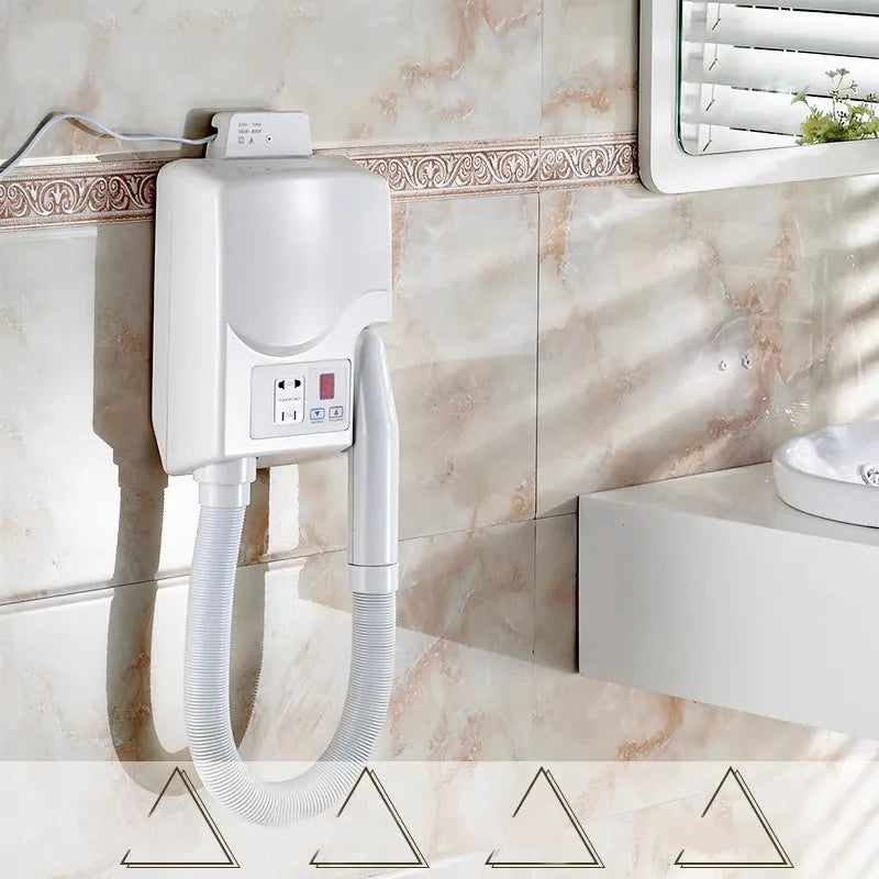220V Hotel Bathroom Wall Mounted Hair Dryer for Fast Hair and Skin Drying WDA