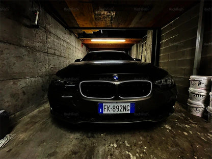 LED Light Front Bumper Racing Grille Grill For BMW 3 Series F30 F31 320i 330i 335i 2012-2019 1 Pair Gloss Black Kidney Grills