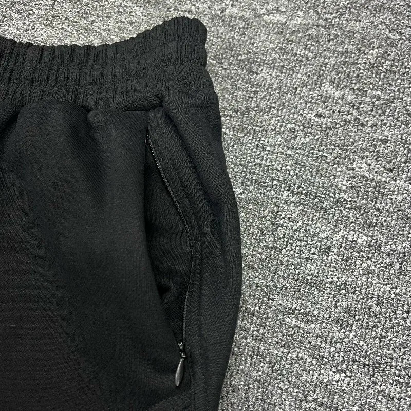 2026ss Summer Embroidery Mertra Shorts High Street Men Women Casual Drawstring Patchwork Splicing Cotton Short Pants