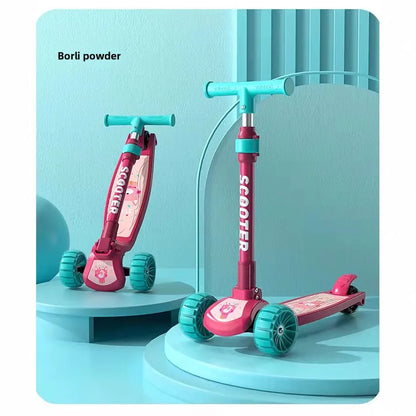 Children’s scooter for 14-year-olds:suitable for boys and girls, designed to help children develop their sense of balance