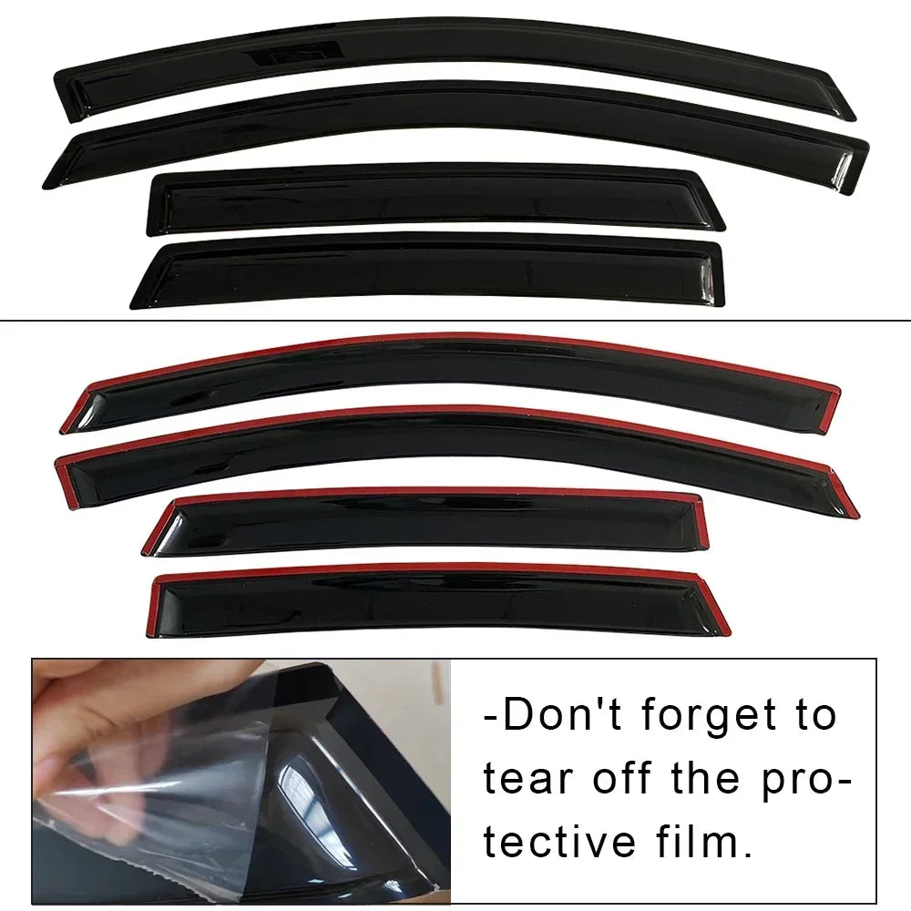 Window Visor for Renault SCENIC 3 2009 2010 2011 2012 2013 2014 2015 Wind Deflectors Rain Guards Door Visor Vent Shades