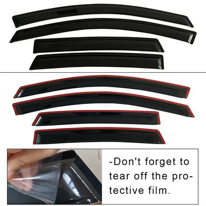 Window Visor for Renault SCENIC 3 2009 2010 2011 2012 2013 2014 2015 Wind Deflectors Rain Guards Door Visor Vent Shades