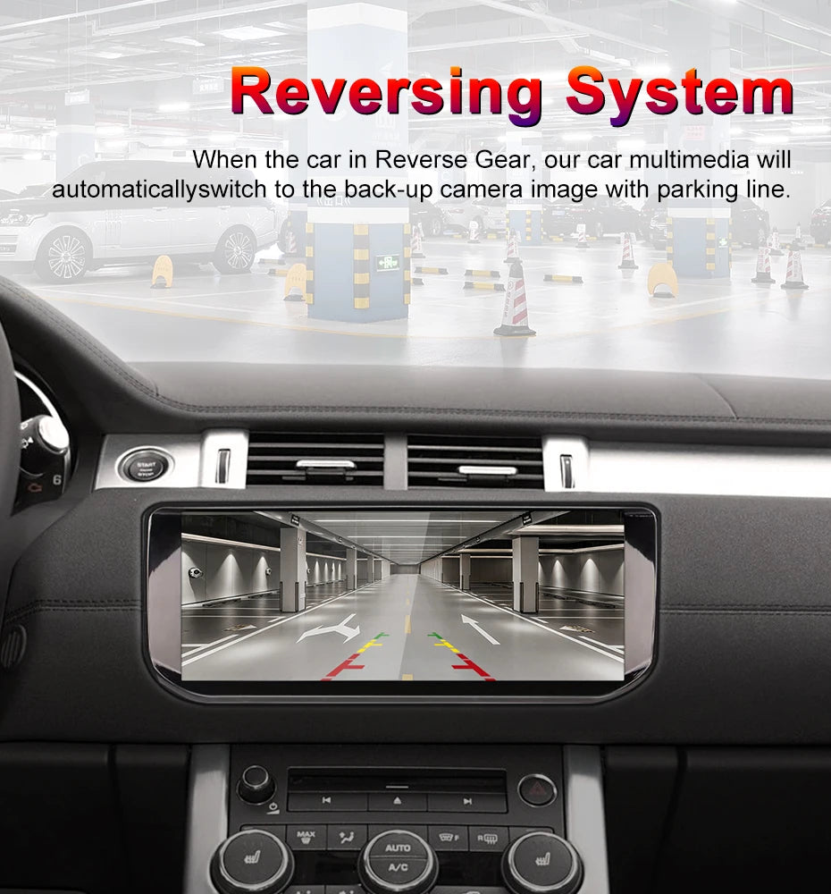 STWEI 10.25inch HD 8 Core Android13 Wireless Carplay Auto For Range Rover Evoque L538 Car Multimedia  Digital AirCon AC Panel