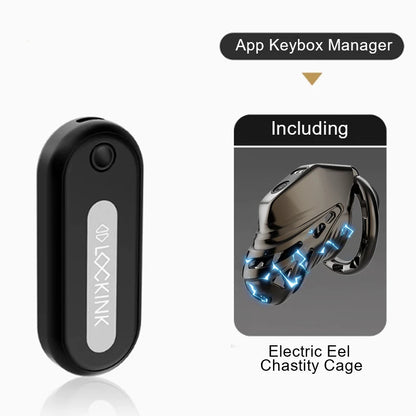 LOCKINK APP Remote Control Key Box Chastity Cage Sexy Adult Man Cock Cage Key Safe Sexy Gadgets Smart Key Holder BDSM Sex Toys