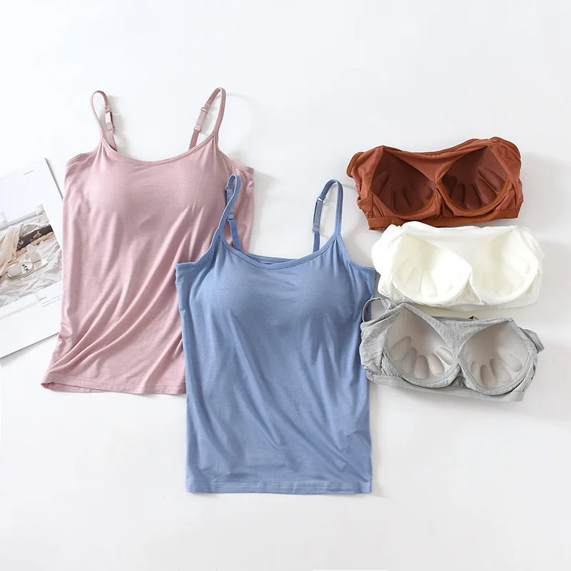 NHKDSASA Seamless Lingerie Women Vest Solid Crop Top Push Up Padded Bralette Woman Vest Basic Comfortable Soft Underwear 4XL