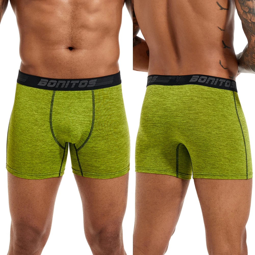 6pcs Men's panties Highly elastic Boxers man Underwear sexy Male underpants Brand Hot new Homme boxershorts Polyester Trunks Gif