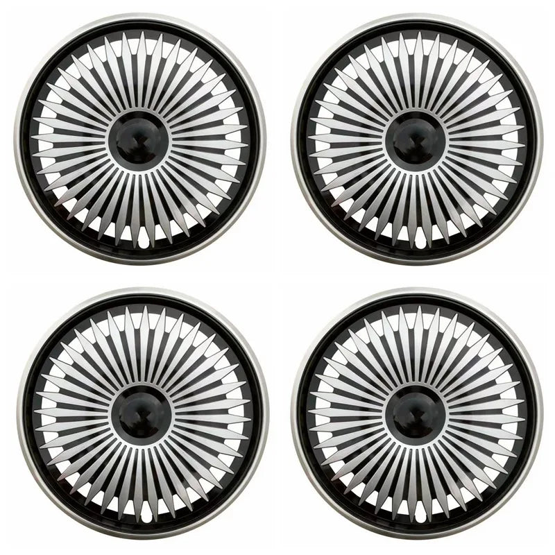 4pcs/set Universal Iron Steel Wheel Cover Car Accessories Replacement Wheel Case R14 R15 R16 Car Hub Cap Wheel Rim Cover Snap