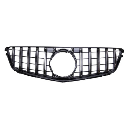 Front Bumper Grille For Mercedes Benz C W204 Sport Racing Grill AMG GT 2007 2008 2009 2010 2011 2012 2013 2014 Facelift