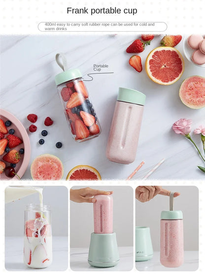 Bear Blender Juicer Portable Household Automatic Multi-Function Food Processor Small Electric Juice Extractor Juicer Cup