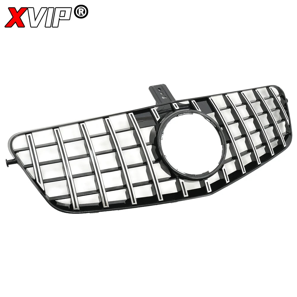 XVIP Chrome Black Diamonds Style Front Racing Grille For Mercedes Benz E-Class W212 E250 E300 E350 E500 2010-2013 Bumper Grilles