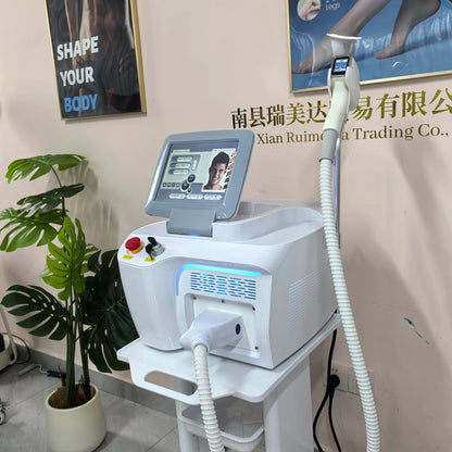 Shots Salon Professional Portable Painless 5000W FAC 808nm 940nm1064nm755nm Diode Laser Hair Removal Machine with 4 Wavelength