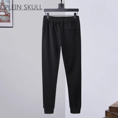 Plein Skull Spring and Autumn Round Neck Suit Men's Casual Daily Coat Casual Pants Hip Hop Party Suit Luxury Brand M-XXXL