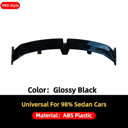 Rear Wing Trunk Spoiler Universal Sedan Cars Fit Mostly Vehicle Boot Lip Deflector Tuning Accessories Modification PRO Body Kit