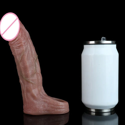 SXXY Penis Sleeve Realistic Male Penis Enlarger Extender Silicone Cock Ring Ultra Close Head Hollow Dildo Sex Toys For Adult