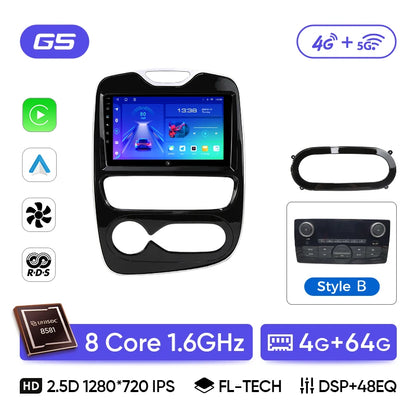 Ainavi Car Radio For Renault Clio 4 2012 2013 2014 2015 2016 2017 2018 Wireless Carplay Android Auto Multimedia 2 Din autoradio