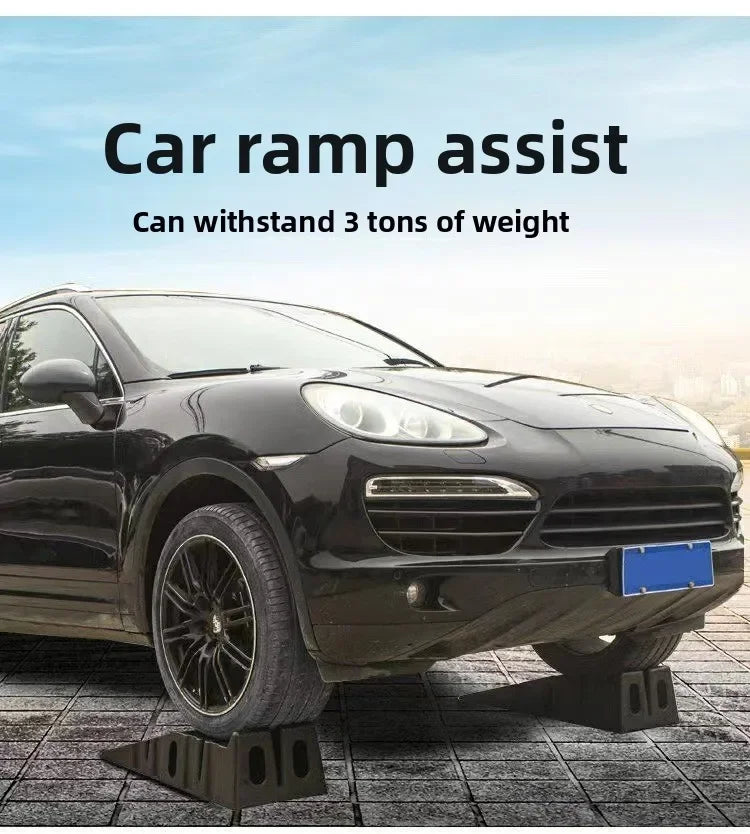 2500KG Heavy Duty 900mm Antiskid Car Ramps, Auto Repair Service Ramps for Oil Change and Vehicle Maintenance