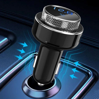 Car Kit FM Transmitter Hands Free QC3.0 USB Charger MP3 Player Bluetooth-compatible for Outdoor Parts Personal Car Accessories
