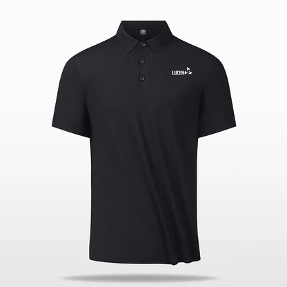 LUCEN Men's high-quality outdoor sports golf casual polo shirt for fitness running breathable short-sleeved T-shirt Tops