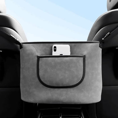 Car Seat Middle Hanging Organizer Multifunction Handbag Holder Storage Bag Car Armrest Hanging Organizer Pocket Phone Storage