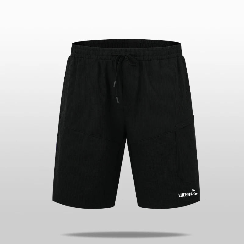 LUCEN New 2026 High-Quality Men's Summer Sports Breathable Shorts Fashionable Beach Leisure Shorts Fitness Running Shorts Tops